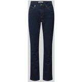 MAC Jeans donkerblauw / bruin / wit