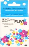 FLWR HP 304XL Zwart XL Huismerk Inktcartridge