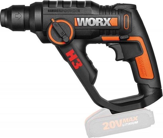 Worx klopboorhamer WX390.9 Bare Tool 20V