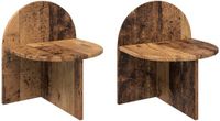 vidaXL Nachtkastje Oud Hout 40 x 35,5 x 45,5 cm