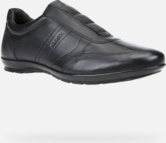 Geox Uomo Symbol Slip-on Men's Black Shoe