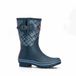 Rouchette Dameslaarzen Kilt Wellies Short Blauw Geruit