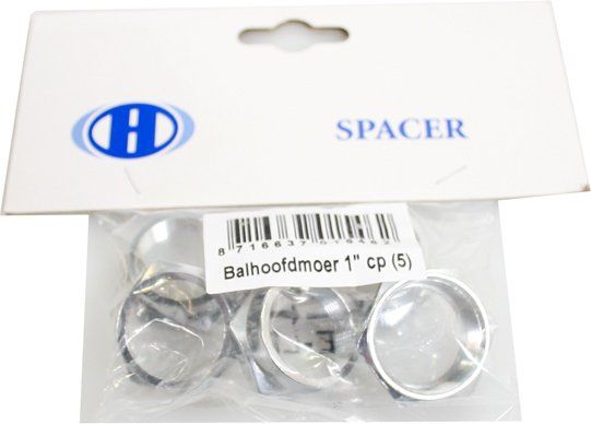 balh bovenmoer 1 inch chr