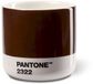 PANTONE Copenhagen Design Thermo Cup 100 ml Bruin Aardewerk