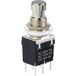 TRU COMPONENTS TC-12193708 Drukschakelaar DPDT met rechte pen Schakelstroom (max.): 4 A 1 stuk(s)