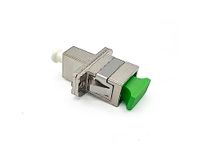 Elfcam® - Adapter/koppeling voor glasvezelkabel SC/APC vrouwelijk naar LC/APC vrouwelijk Single-mode Simplex 9/125μm (1 stuk)