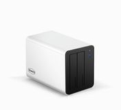 TerraMaster F2-425 PLUS NAS Bureau Intel® N N150 8 Go DDR5 Blanc, Noir