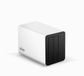 TerraMaster F2-425 PLUS NAS Bureau Intel® N N150 8 Go DDR5 Blanc, Noir