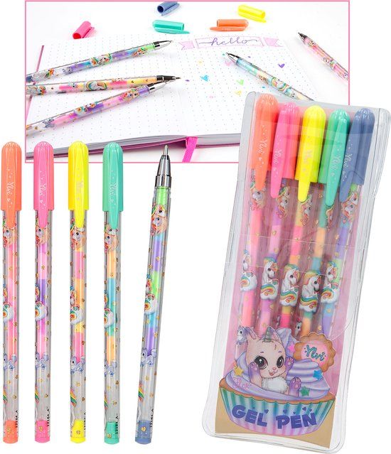 Depesche Ylvi Regenboog Gelpennen Set