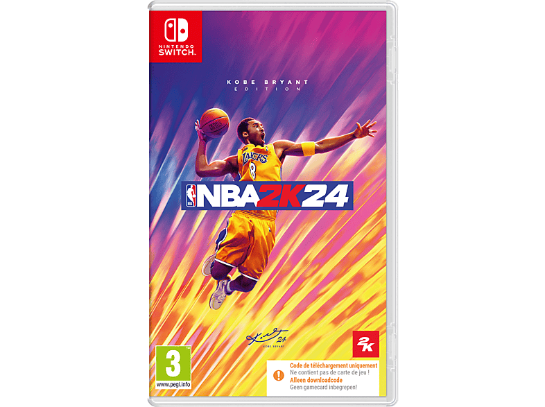 2K NBA 2K24 - Kobe Bryant Edition - Nintendo Switch - Code in a box