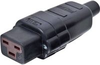 Kalthoff 444000 Apparaatstekker (koud) Bus, recht Totaal aantal polen: 2 + PE 16 A Zwart 1 stuk(s)