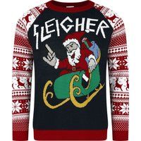 Ugly Christmas Sweater Sleigher Santa Ugly Christmas Sweater