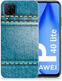 B2Ctelecom Huawei P40 Lite Silicone Back Cover Jeans