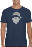 Bellatio Decorations Kerst T-shirt voor heren - Blauw - M