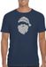 Bellatio Decorations Kerst T-shirt voor heren - Blauw - M