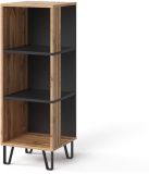 Vicco Amber Boekenkast – 36 x 100 cm met 3 compartimenten Eiken Wotan