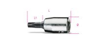 Beta Torx Dopsluiting 1/4\" TX27