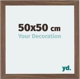 Your Decoration - Cadre puzzle 50x50 cm - Noyer foncé