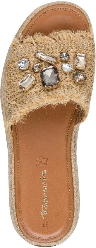 Tamaris Slippers - Dames - Beige - Maat:36