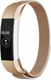 Strap-it Fitbit Alta / Alta HR Milanese band - rosé goud - Maat: S