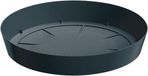Prosperplast Opvangschaal/onderschaal voor bloempot/plantenpot - antraciet - rond - Dia 38 cm
