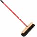 Buemag Beumag Houten binnenbezem - B28 cm - inclusief metalen telescoopsteel - rood - 80 tot 130 cm - Zachte kamerbezems