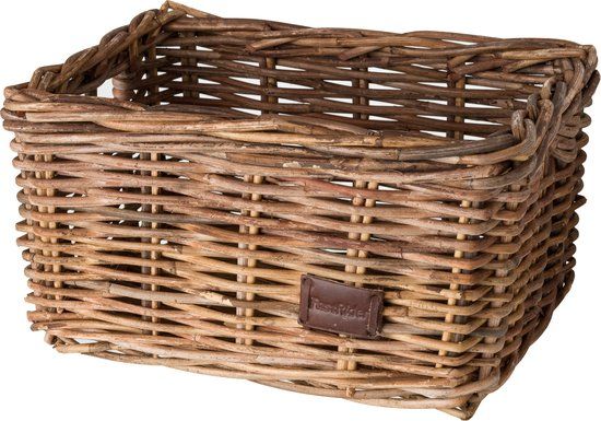 Fastrider Zeno Rotan Fietsmand - Bruin - 8L - Handgemaakt