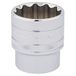 Draper 33728 1/2-inch vierkante aandrijving gepolijst chroom keizerlijke socket, 1,3/16-inch grootte