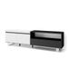 Skraut Home TV-Meubel, Lowboard, 200x57x35cm, Wit en Zwart