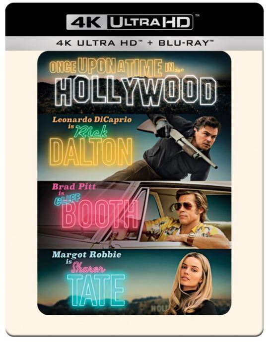 - Once Upon A Time In… Hollywood (UHD+ BD) (Steelbook) blu-ray (4K)