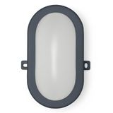 TARTARUGA: Geïntegreerde LED-wandlamp 5,5W Buiten RAL7016