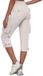 Bol Pantalon de randonnée femme Capri Pantalon cargo été 3/4 Long Léger Séchage rapide avec poche