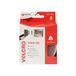 Velcro Stick On klittenband rol 2-delig (zelfklevend) 20mm / wit (2,5 meter)