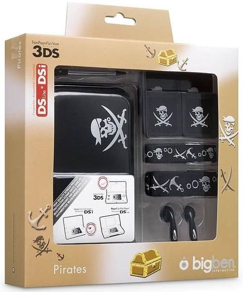 BigBen Nintendo 3DS XL Accessoirepakket - Piratendesign
