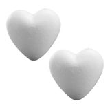 Rayher hobby materialen Piepschuim hobby vorm - 2x - hart - 15 cm