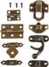 Creativ Company Mini-beslag Antiek Goud 15 Sets