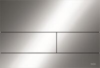 Tece Square II bedieningsplaat duospoeltechniek chroom