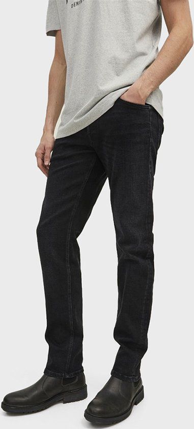 JACK & JONES Mike Original Jos Regular Fit Jeans - Zwart Denim - Heren - Maat 28/32