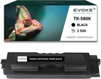 Evoke TK-580 Zwart Toner Cartridge - 3500 Pagina's - Compatibel met Kyocera ECOSYS P6021, P6021cdn, FS-C5150, FS-C5150DN