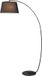 HOMCOM Vloerlamp - Metaal - 47x105x190cm - Zwart