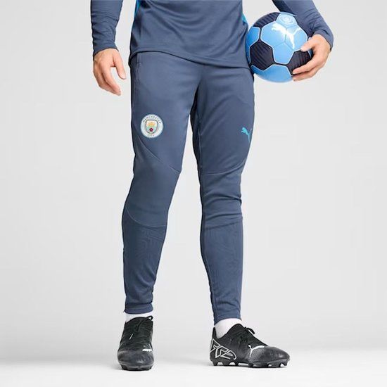 Manchester City FC Training Pants - Blue - Adult - Polyester - 2024
