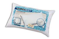 Goldensoft Fiberball SOFTYLEN, afneembare hoes met comfortabele ritssluiting, 50 x 80 cm, overtrek van katoensatijn, wit
