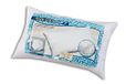 Goldensoft Fiberball SOFTYLEN, afneembare hoes met comfortabele ritssluiting, 50 x 80 cm, overtrek van katoensatijn, wit