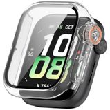 Wigento Honor Watch 5 Beschermhoes van kunststof PC met gehard H9-glas, transparant