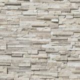 A.S. Création Elements 2 Natuursteen Behang | Industrieel - Beige Bruin