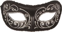 Merkloos / Sans marque Venetiaans oogmasker - zilver/goud - voor volwassenen - Verkleed gezichtsmaskers