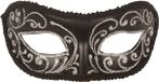 Merkloos / Sans marque Venetiaans oogmasker - zilver/goud - voor volwassenen - Verkleed gezichtsmaskers
