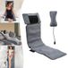 Tapis de massage 3-en-1, masseur, fonction vibration, chaleur, massage par roulement, télécommande