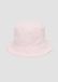 s.Oliver Bucket-hat van canvas met franjes, zachtroze, katoen, one size
