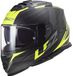 LS2 FF800 Storm II Nerve Mat Noir Fluo Jaune Casque intégral - Taille S
